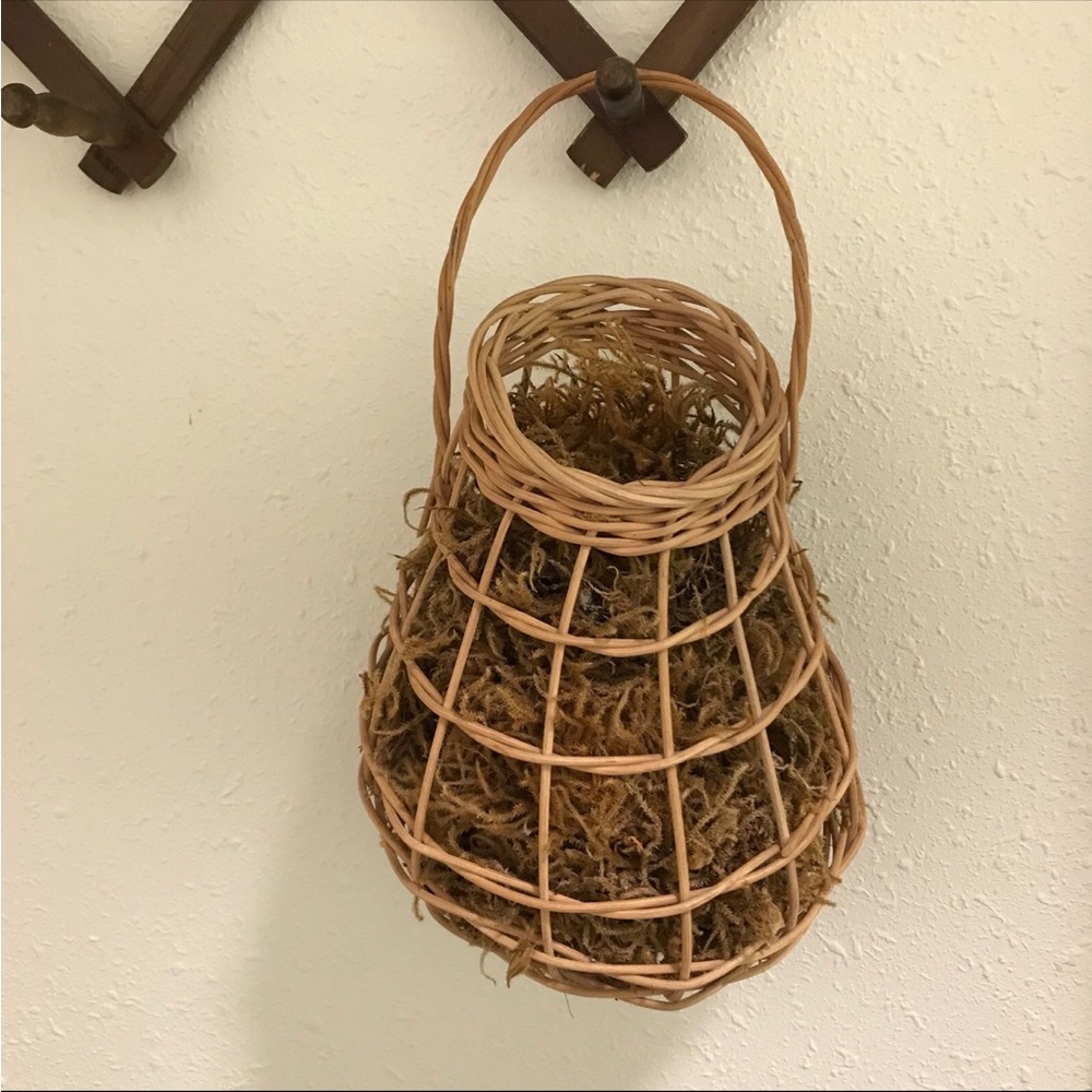Decorative Hanging Wicker Rattan Basket